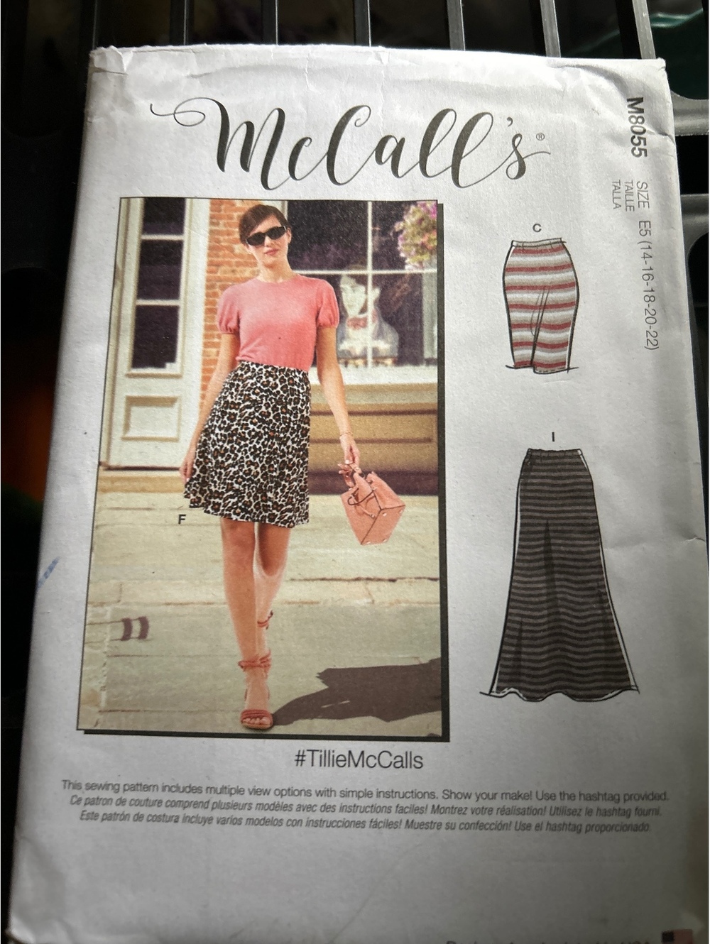 McCall's M8055 Women's Skirt Sewing Pattern - Multiple Styles, Sizes 14-22